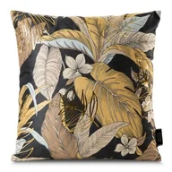 Poszewki na poduszki - Poszewka dekoracyjna ADEL 40 x 40 cm czarno-złota - miniaturka - grafika 1