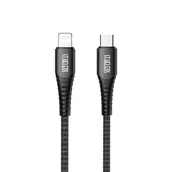 Kable USB - Joyroom kabel MFI przewód USB Typ C - Lightning 2,1A 1,2m czarny (ST-C04 1,2M Black) - miniaturka - grafika 1