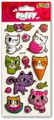 Szkolne artykuły papiernicze - Naklejki puffy Kittens - miniaturka - grafika 1
