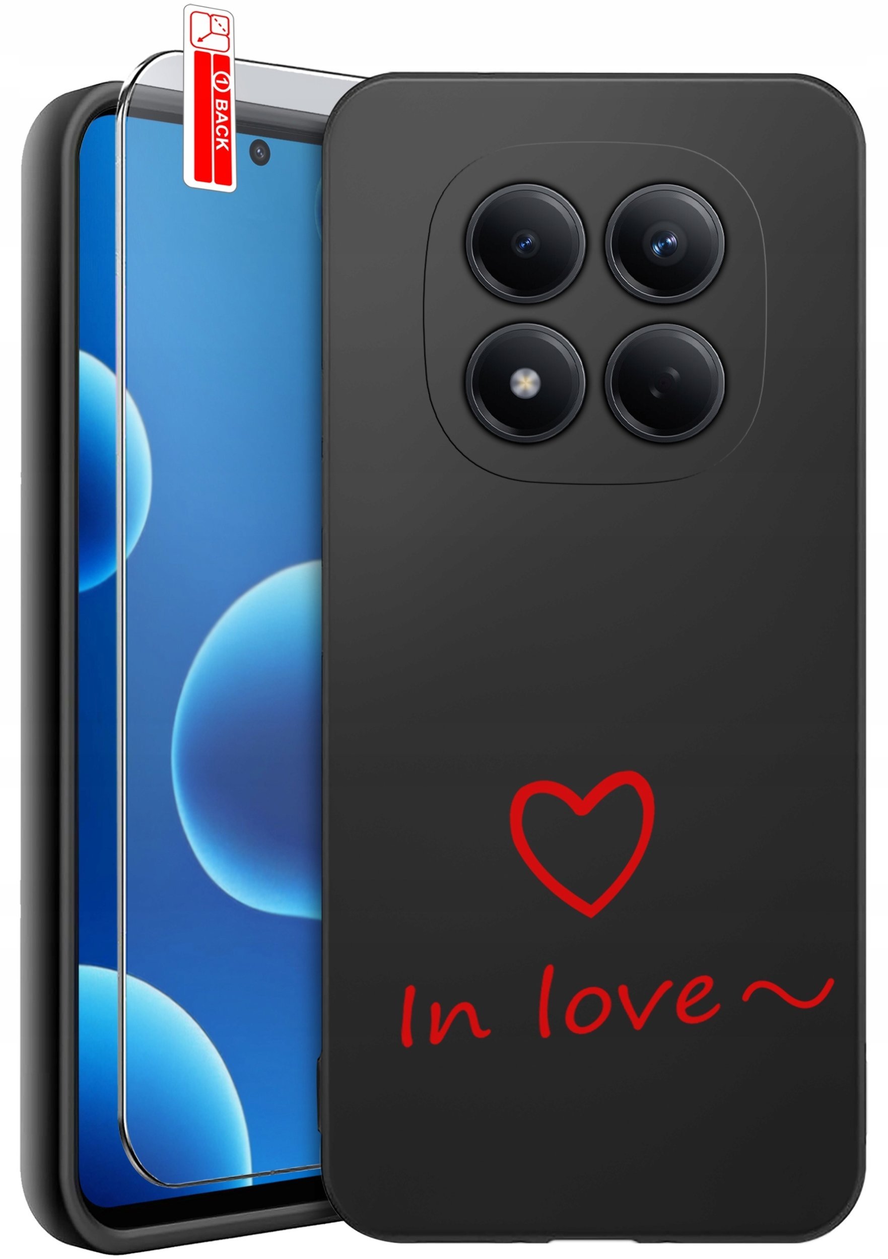 krainaGSM ETUI do Xiaomi Redmi Note 15 Pro 4G WZORY SILIKONOWE MATT CASE + SZKŁO