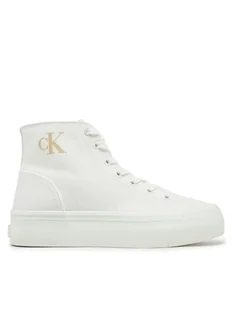 Calvin Klein Jeans Trampki YW0YW01764 Biały - Trampki damskie - miniaturka - grafika 1