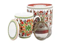 Kubki - Duo Kubek z zaparzaczem 420 ml WYCINANKI ETNO - miniaturka - grafika 1