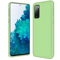 Etui i futerały do telefonów - Etui na telefon Samsung Galaxy S20 FE silikonowe żelowe etui na telefon komórkowy, zielone - miniaturka - grafika 1