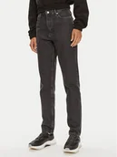 Spodnie damskie - Calvin Klein Jeans Jeansy J20J223636 Szary Mom Fit - miniaturka - grafika 1