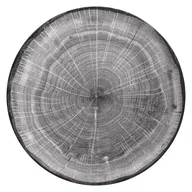 Talerze - PORCELANA RAK Woodart talerz płaski szary 24 cm - miniaturka - grafika 1