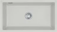 Zlewozmywaki - Zlewozmywak ceramiczny SYSTEMCERAM Mera 80 U Alu Korek automatyczny 5370 02 76 - miniaturka - grafika 1