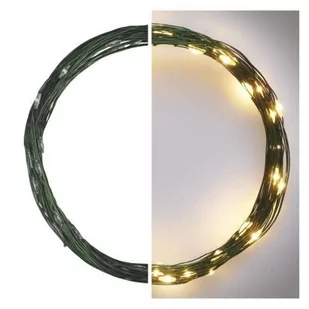 EMOS LED Zewnętrzny łańcuch bozonarodzeniowy 40xLED/9m IP44 ciepła biel - Oświetlenie świąteczne - miniaturka - grafika 1