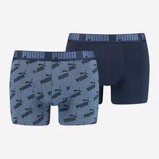 Komplet męskich majtek 2 sztuki Puma Men Aop Boxer 2P 93505403 M Ciemnogranatowy (8720245045025) - Majtki męskie - miniaturka - grafika 1
