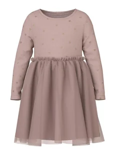 NAME IT Sukienka codzienna 13221711 Różowy Regular Fit - Sukienki i spódniczki dla dziewczynek - miniaturka - grafika 1
