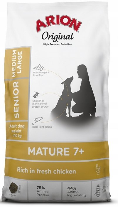 Arion Senior Medium Breed Chicken&Rice 12 kg