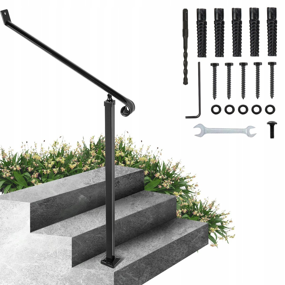 Poręcz Balustrady na 2 Schodki
