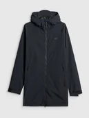 Płaszcze męskie - 4F Parka przejściowa membrana 8000 męska - czarna XXL - miniaturka - grafika 1