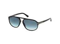 Okulary przeciwsłoneczne - Okulary przeciwsłoneczne Tom Ford Jacob FT0447 01P - miniaturka - grafika 1