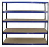 Szafy i regały magazynowe - Regał Helios magazynowy metalowy HNN_180X150X35_5_175 ilość półek 5 nośność 175 kg / Wamar-Sosenka - miniaturka - grafika 1