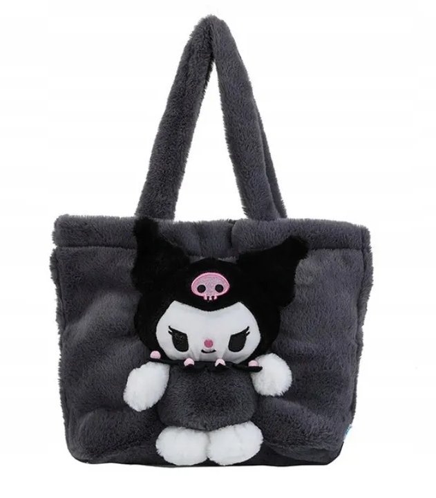 PLUSZOWA TOREBKA SHOPPER KAWAII MIĘKKA TORBA CUTE STYLE