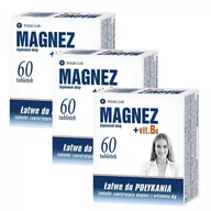Witaminy i minerały - Magnez + witamina B6, 60 tabletek  /Polski Lek/ - miniaturka - grafika 1