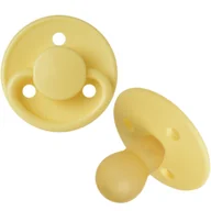 Smoczki uspokajające - Smoczek uspokajający okrągły lateksowy 6m+ Duckling / Mininor - miniaturka - grafika 1