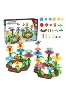 Klocki - Klocki konstrukcyjne ogród kwiatowy 148el - miniaturka - grafika 1