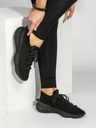 Moda i Uroda OUTLET - Czarne buty damskie sneakersy Denley G23 - miniaturka - grafika 1