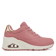Sneakersy damskie - Sneakersy Skechers Uno Wedge - HI Steps 177520/ROS Różowy - miniaturka - grafika 1