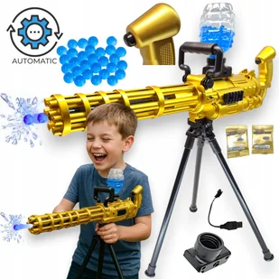 KARABIN MINIGUN AUTOMAT NA KULKI ŻELOWE ORBEEZ KARABIN ELEKLTRYK CS2 USB - Klocki - miniaturka - grafika 1