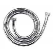 Węże prysznicowe - FERRO W44 Wąż natryskowy w oplocie metalowym L - 200cm, chrom - miniaturka - grafika 1