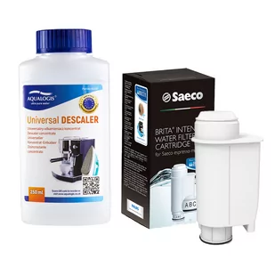 Zestaw Philips - Filtr Philips Intenza+ CA6702, Uniwersalny Odkamieniacz 250ml - Akcesoria i części do ekspresów do kawy - miniaturka - grafika 1