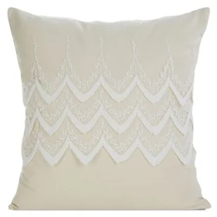 Poszewka dekoracyjna MONIC1 45 x 45 cm beżowy - Poszewki na poduszki - miniaturka - grafika 1