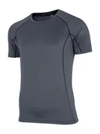 Koszulki sportowe męskie - 4F T-shirt funkcyjny w kolorze antracytowym - miniaturka - grafika 1