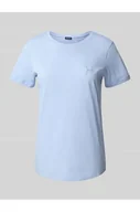 Koszulki i topy damskie - T-shirt z wyhaftowanym logo i okrągłym dekoltem - Joop! - miniaturka - grafika 1