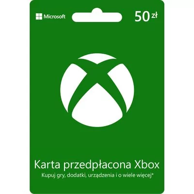 Microsoft Kod podarunkowy Xbox 50 PLN