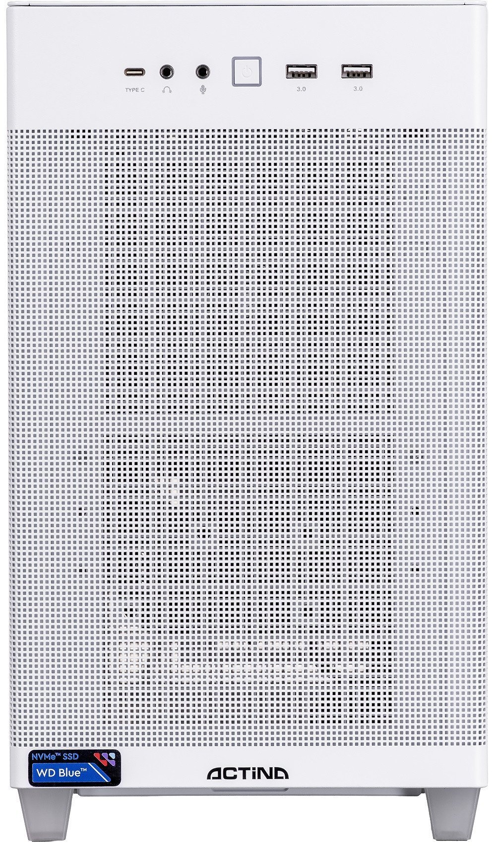 Actina PC AMD Ryzen™ 7 7800X3D 32 GB DDR5-SDRAM 1 TB SSD NVIDIA GeForce RTX 5070 Mini Tower Biały