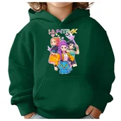 Bluzy dla dziewczynek - BLUZA DZIECIĘCA K-POPOWE ŁOWCZYNIE DEMONÓW HUNTRIX 146-152 Z KAPTUREM - miniaturka - grafika 1