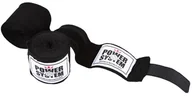 Pozostały sprzęt i akcesoria do ćwiczeń - Bandaż na nadgarstek Power System  Boxing Wraps Czarny - miniaturka - grafika 1