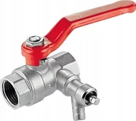 Zawory i kraniki - Perfexim PHA-008 G1/2 WW PN30 C DN15 Kurek kulowy z zaworem spustowym CuZn-C - miniaturka - grafika 1