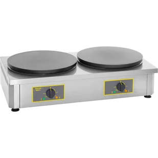 Naleśnikarka elektryczna, emaliowana, podwójna, 2 x O 400 mm, P 2 x 3.6 kW STALGAST 777244 - Inne urządzenia gastronomiczne - miniaturka - grafika 1