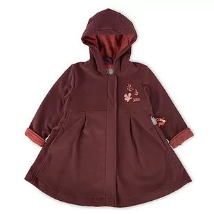 Sigikid Mini dziewczęcy płaszcz polarowy Autumn Forest, czerwony, 104 cm - Kurtki i płaszcze dla dziewczynek - miniaturka - grafika 1