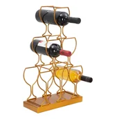 Stojaki na wino - Stojak na 6 butelek w kolorze złotym Mauro Ferretti - miniaturka - grafika 1