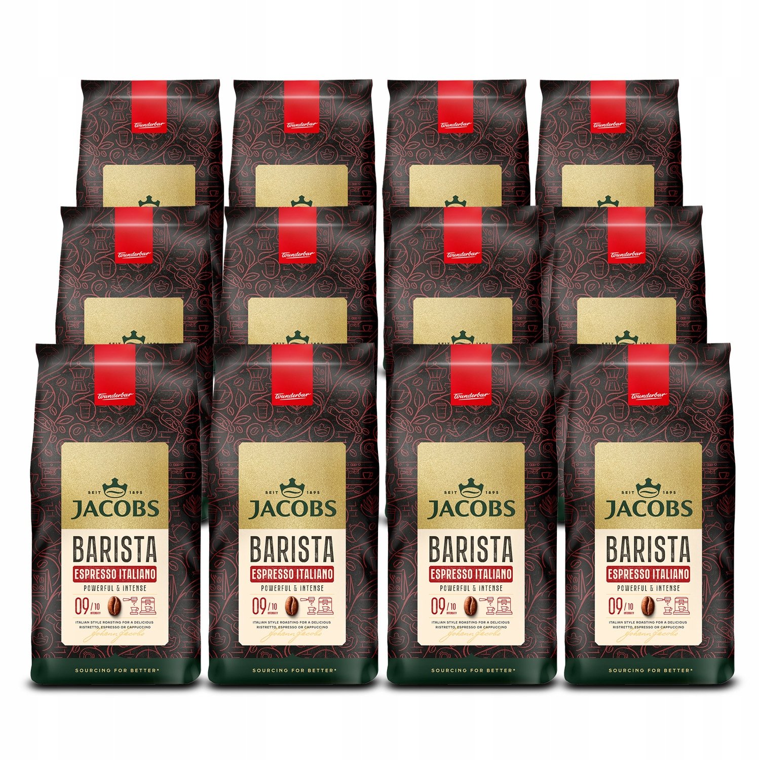 Kawa ziarnista Jacobs Barista Italiano Espresso 12x 1kg