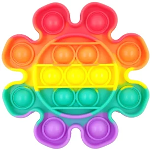 ZABAWKA SENSORYCZNA PUSH BUBBLE POP IT KWIATEK - Zabawki sensoryczne - miniaturka - grafika 1