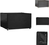 Pokrowce na meble ogrodowe - vidaXL Pokrowiec na meble ogrodowe 8 oczek 132x132x80 cm kwadratowy - Pokrowce ochronne na meble ogrodowe - miniaturka - grafika 1