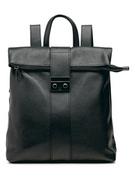Torebki damskie - ORE10 Skórzany plecak "Estro" w kolorze czarnym - 33 x 38 x 14 cm - miniaturka - grafika 1