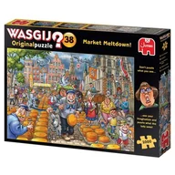 Puzzle - Jumbo Spiele Spiele 25010 Wasgij oryginalny 38-Market Meltdown-1000 części NOWOŚĆ Puzzle Puzzle Puzzle, wielokolorowy 25010 - miniaturka - grafika 1