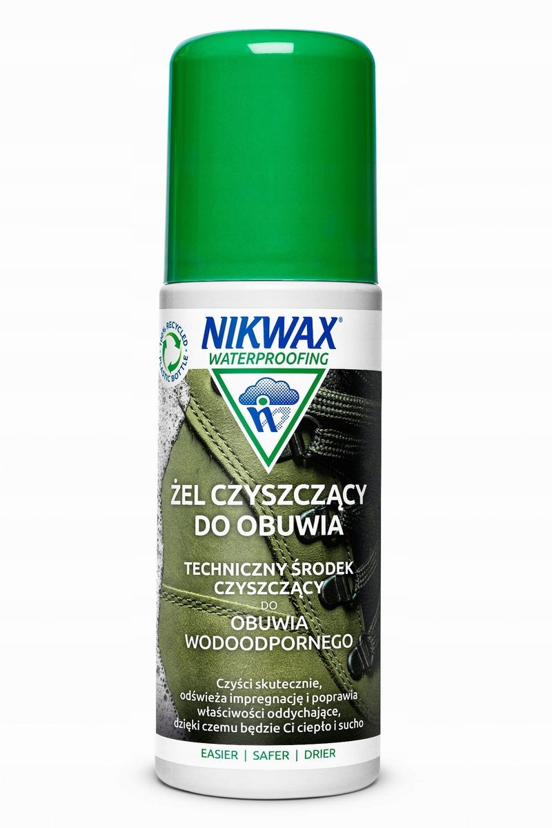 Żel Czyszczący do Obuwia Nikwax 125 ml szczotka