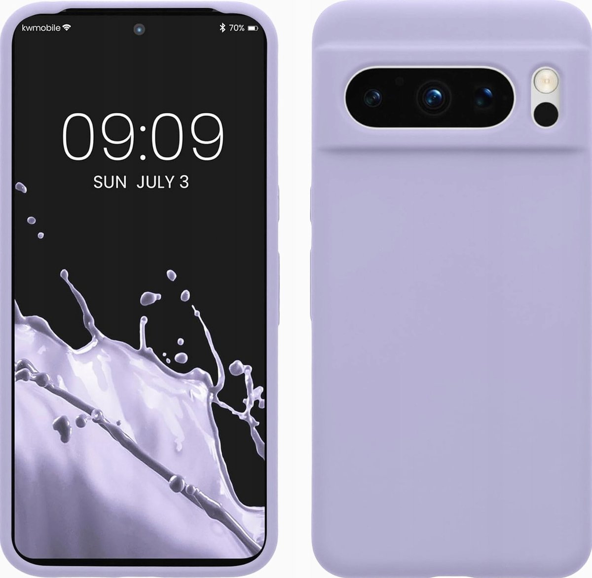 ETUI TELEFON POKROWIEC OSŁONA LAWENDOWY MIĘKKI ANTYPOŚLIZGOWY OCHRONNY