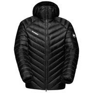 Kurtki męskie - Męska kurtka puchowa Mammut Broad Peak IN Hooded Jacket Men Rozmiar: XL / Kolor: czarny - miniaturka - grafika 1