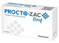 Serce i układ krążenia - Procto-zac Relief x 10 czopków doodbytniczych - miniaturka - grafika 1