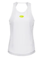 Koszulki sportowe damskie - Nike Top sportowy w kolorze białym - miniaturka - grafika 1