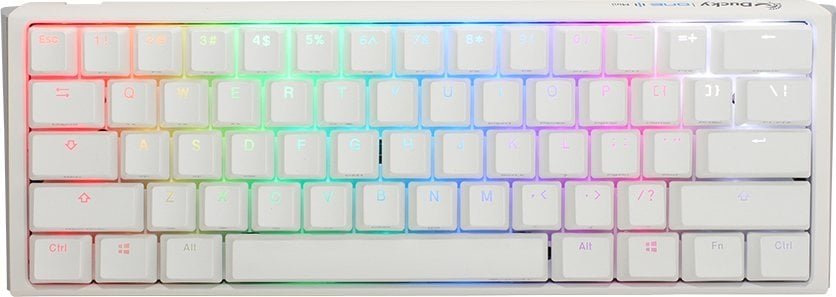 Ducky One 3 Classic Pure White Mini Gaming Tastatur, RGB LED - MX-Brown DKON2161ST-BDEPDPWWWSC1