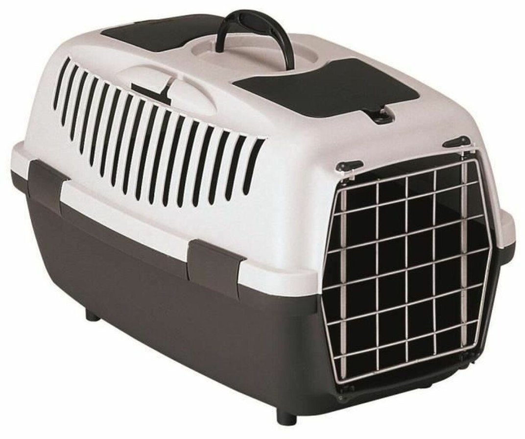 Transporter Stefanplast Gulliver 61 x 40 x 38 cm Szary Metal PVC